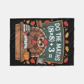 67 Lehrer Erntedankfest Truthahn Six Seven Meme Ma Fleecedecke (Vorderseite (Horizontal))
