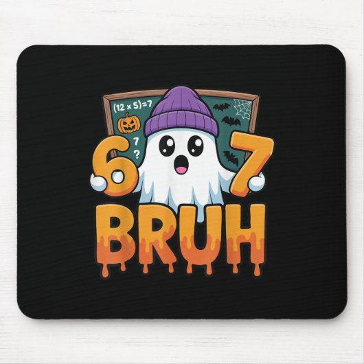 67 Lehrer Geist Sechs Sieben Meme Mathe-Gleichung Mousepad (Vorne)