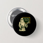 67 Lehrer Halloween Geist Sechs Sieben Meme Brainr Button (Vorne & Hinten)