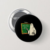 67 Lehrer Halloween Geist Sechs Sieben Meme Brainr Button (Vorne & Hinten)