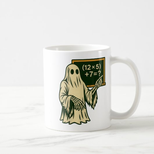 67 Lehrer Halloween Geist Sechs Sieben Meme Brainr Kaffeetasse (Rechts)