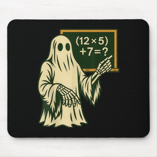 67 Lehrer Halloween Geist Sechs Sieben Meme Brainr Mousepad (Vorne)