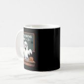 67 Lehrer Halloween Geist Sechs Sieben Meme Mach d Kaffeetasse (Vorderseite Links)