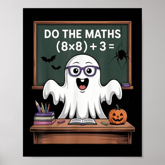 67 Lehrer Halloween Geist Sechs Sieben Meme Mach d Poster (Vorne)