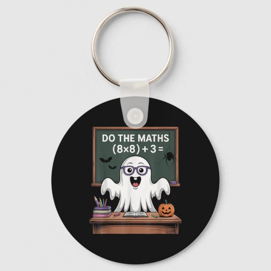 67 Lehrer Halloween Geist Sechs Sieben Meme Mach D Schlüsselanhänger (Vorderseite)