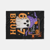 67 Lehrer Halloween Geist Sechs Sieben Meme Mathe Fleecedecke (Vorderseite (Horizontal))