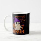 67 Lehrer Halloween Geist Sechs Sieben Meme Mathe Kaffeetasse (Links)
