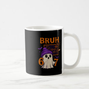 67 Lehrer Halloween Geist Sechs Sieben Meme Mathe Kaffeetasse