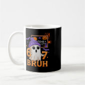 67 Lehrer Halloween Geist Sechs Sieben Meme Mathe Kaffeetasse (Links)