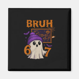 67 Lehrer Halloween Geist Sechs Sieben Meme Mathe Magnet