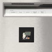 67 Lehrer Halloween Geist Sechs Sieben Meme Mathe- Magnet (In Situ (Geschirrspüler))