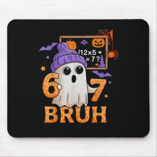 67 Lehrer Halloween Geist Sechs Sieben Meme Mathe Mousepad