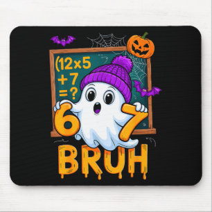 67 Lehrer Halloween Geist Sechs Sieben Meme Mathe Mousepad