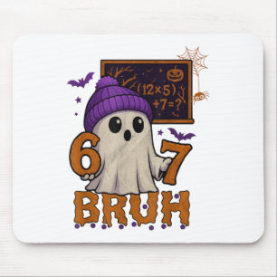 67 Lehrer Halloween Geist Sechs Sieben Meme Mathe Mousepad