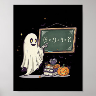 67 Lehrer Halloween Geist Sechs Sieben Meme Mathe Poster