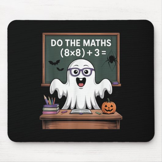 67 Lehrer Halloween Geist Six Seven Meme Mach den  Mousepad (Vorne)