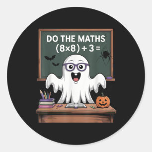 67 Lehrer Halloween Geist Six Seven Meme Mach den  Runder Aufkleber