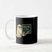 67 Lehrer Halloween Skelett Geist Six Seven Meme Kaffeetasse (Links)