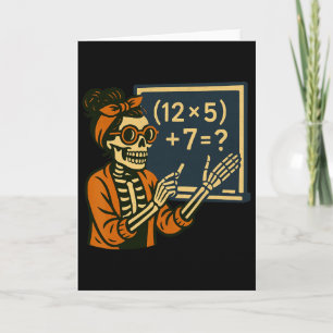 67 Lehrer Halloween Skelett Sechs Sieben Meme Gehi Karte