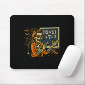 67 Lehrer Halloween Skelett Sechs Sieben Meme Math Mousepad (Mit Mouse)