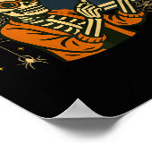 67 Lehrer Halloween Skelett Sechs Sieben Meme Math Poster (Ecke)