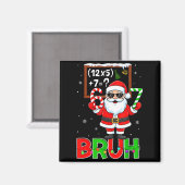 67 Lehrer Weihnachten Santa Sechs Sieben Meme Math Magnet (Vorderseite/Rückseite)