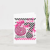 67 Leopard Checkered Six Seven Meme 6-7 Teachers Karte (Vorderseite)