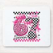 67 Leopard Checkered Six Seven Meme 6-7 Teachers  Mousepad (Vorne)