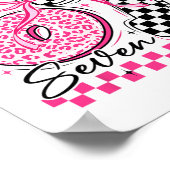 67 Leopard Kariert Lustig Six Seven Meme 6-7 Tee Poster (Ecke)