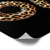 67 Leopard Meme Lustig Six Seven Gen Alpha Slang C Poster (Ecke)