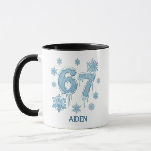 67 Lustige 6 7 Sechs Sieben Personalisierte Weihna Tasse
