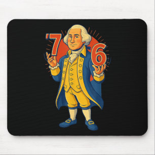 67 lustige George-Washington-Meme Six Seven Gen Al Mousepad