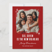67 Lustige Ho Ho Ho Foto Weihnachten (Vorderseite)