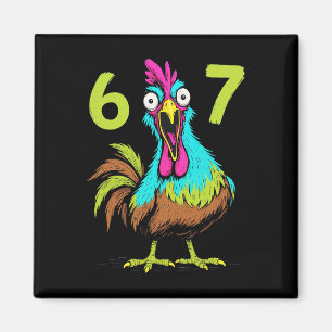 67 Lustige Hühner Meme Six Seven Gamer Humor Gesch Magnet