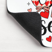 67 Lustige Liebesherzen Sechs Sieben Meme Valentin Mousepad (Ecke)