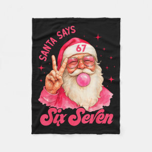 67 lustige Meme Frohe Weihnachten Santa sagt sechs Fleecedecke