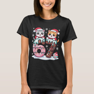 67 lustige Meme Kawaii Katzen Weihnachten Eis Drip T-Shirt