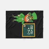 67 Lustige St Patricks Day Mathelehrer Meme Sechs  Fleecedecke (Vorderseite (Horizontal))