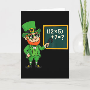67 Lustige St Patricks Day Mathelehrer-Meme Sechs  Karte
