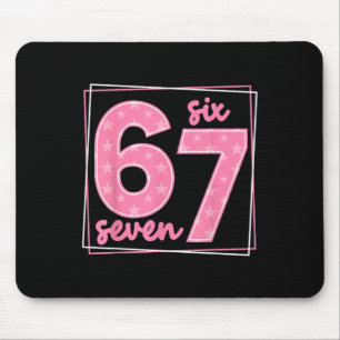 67 Lustige Zahl 67 Geburtstags-Meme Mousepad