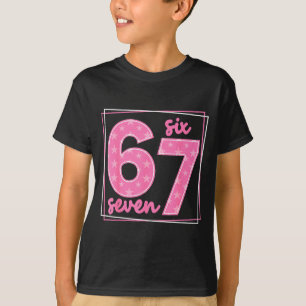 67 Lustige Zahl 67 Geburtstags Meme T-Shirt