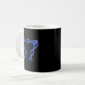 67 Lustige Zahl Meme DNA-Replikation Molekularbio Kaffeetasse (Vorderseite Links)