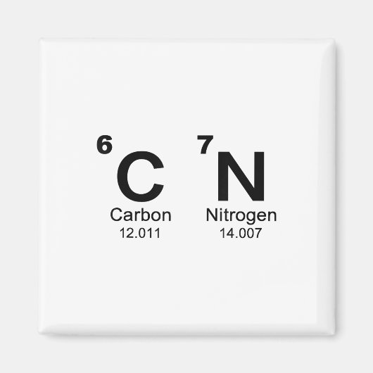 67 Lustiges Meme Sechs Sieben Wissenschaft Periode Magnet (Vorne)