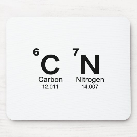 67 Lustiges Meme Sechs Sieben Wissenschaft Periode Mousepad (Vorne)