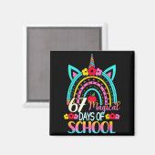 67 Magische Schultage Meme Lustiger Schüler Lehrer Magnet (Vorderseite/Rückseite)
