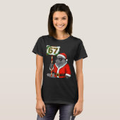 67 Manatee Christmas Six Seven Meme Brainrot Manat T-Shirt (Vorne ganz)