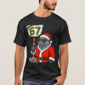 67 Manatee Christmas Six Seven Meme Brainrot Manat T-Shirt (Vorderseite)