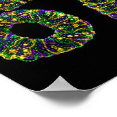 67 Mardi Gras Beads Mask Six Seven Meme 6 7 Carniv Poster (Ecke)