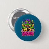 67 Mardi Gras Party Alligator Mardigator sechs sie Button (Vorne & Hinten)