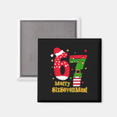 67 Mas Meme Candy Cane Six Seven Kinder Männer Fra Magnet (Vorderseite/Rückseite)